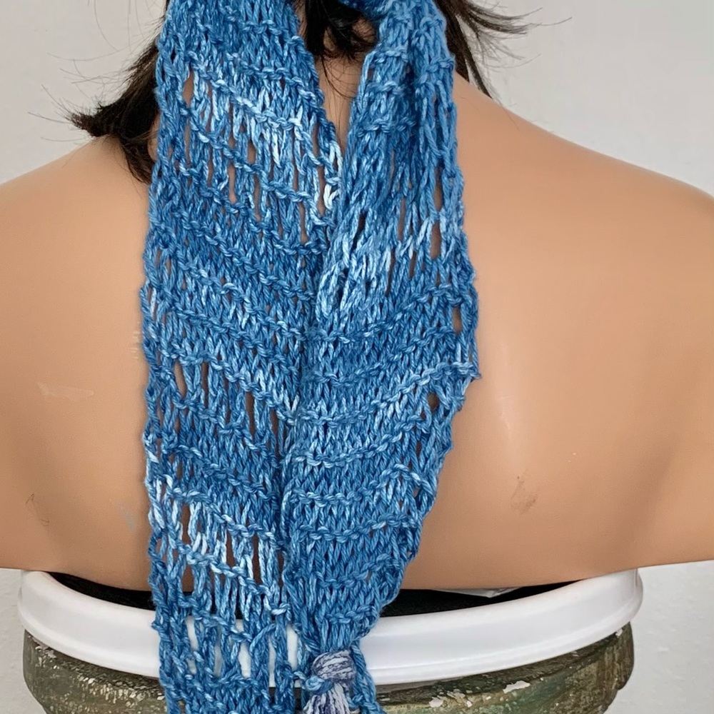 Hand Knits 2 Love Cotton Bandana Scarf Design Hip - Picture 8 of 15